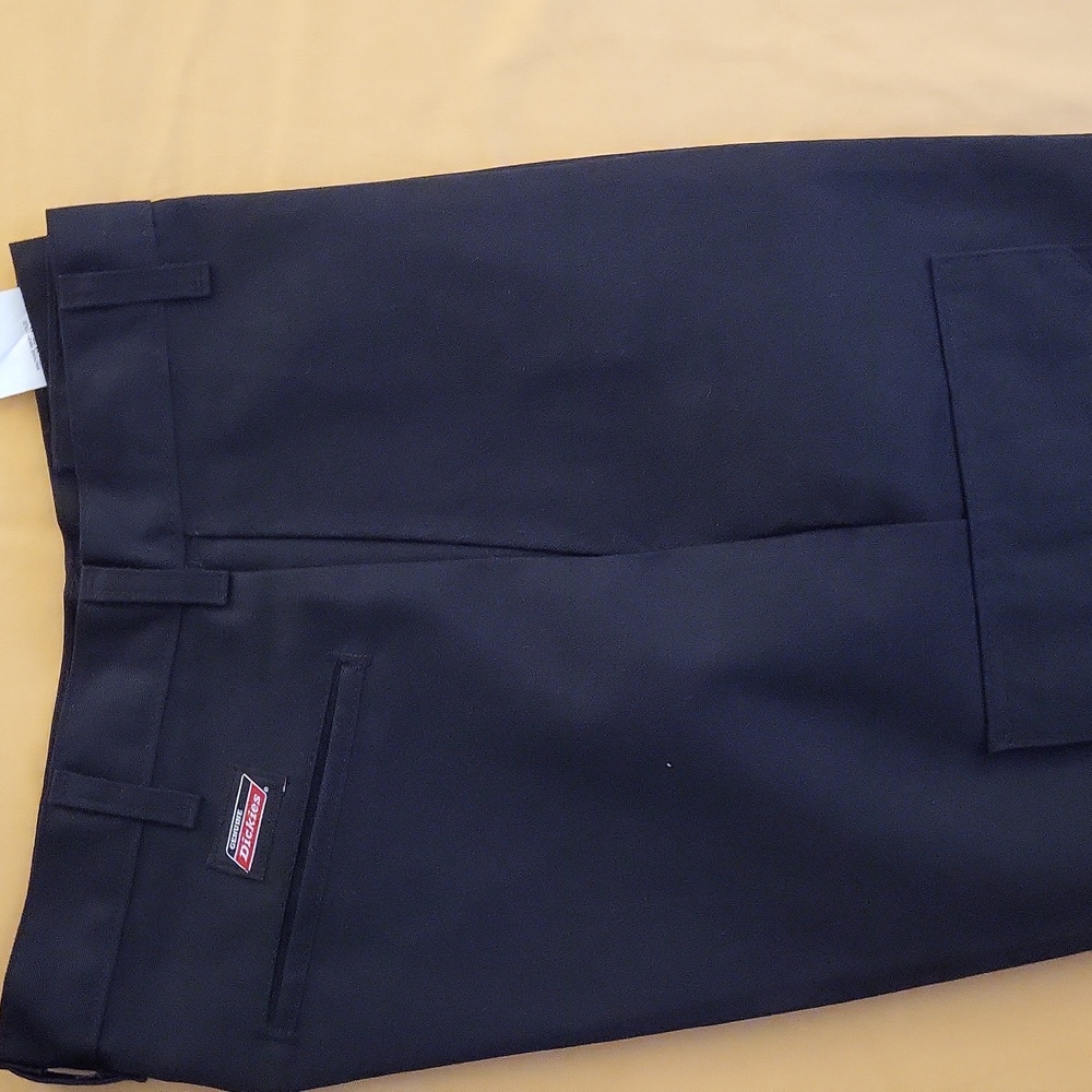 DICKIES CARGO BLACK  Work Trousers NEW 30/32